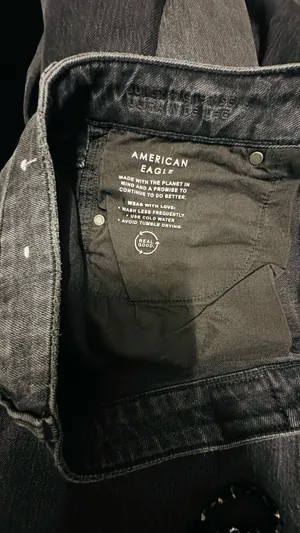 American Eagle Super High Rise Kick Boot Jeans – Washed Black  thumbnail 8