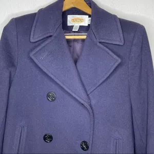 Talbot's Navy‎ Wool Coat thumbnail 4