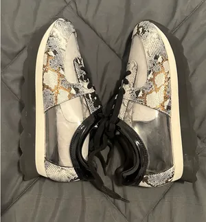 Jessica Rich Transparent Sneaker in Gold Size 39 - VERY RARE - NEW WITH BOX thumbnail 9