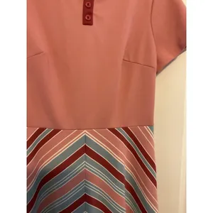 Vintage‎ 70s JCPenney Fashions Dress & Jacket Set Mod Stripe Retro thumbnail 10