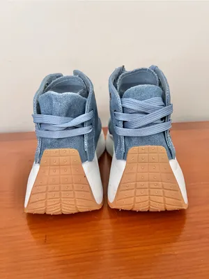 Women’s Canvas Platform Sneakers High Top Denim Shoes Size 38 thumbnail 6