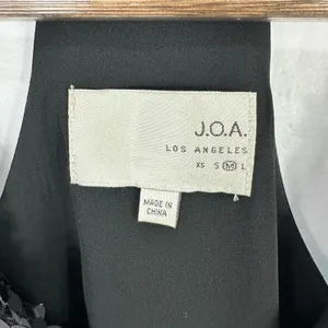 JOA Los Angeles M Black Sequin Cami‎ Top Mob Wife Glam Y2K Party Showgirl thumbnail 2