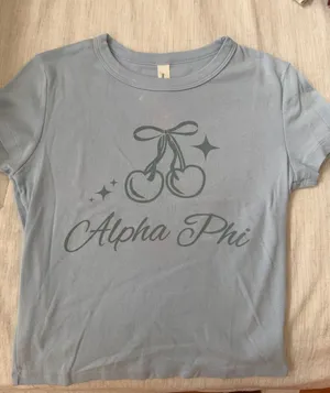 Blue Aphi Baby Tee thumbnail 1