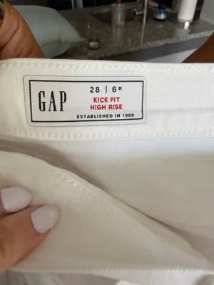 Gap White Jeans thumbnail 4