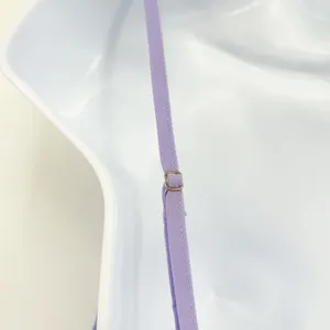 Bettie Page Playful Promises Womens‎ Lilac Feather Trim Lingerie Slip Dress US 6 thumbnail 6