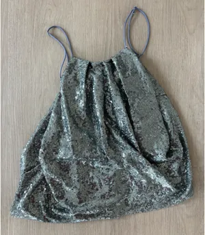 Sparkly Top Silver Size M thumbnail 1
