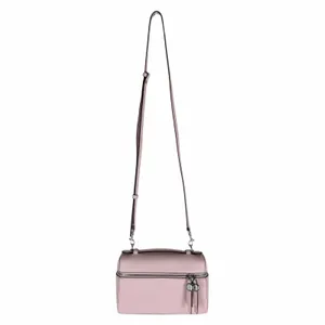 Tory Burch Slim Romy Top Handle Bag Leather Crossbody Bag Rose Pink thumbnail 15