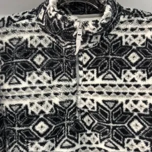 Aeropostale Prince & Fox XL Womens Nordic Fair Isle Fleece Quarter Zip Pullover thumbnail 2