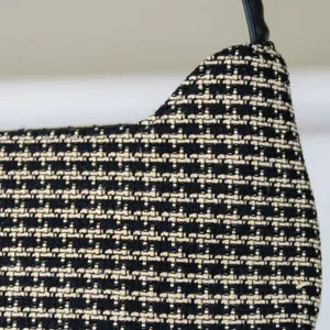 Vintage Y2K Tweed Shoulder Bag Purse thumbnail 9