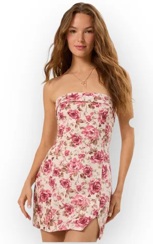 Annalise Floral Mini Dress Altar'd State thumbnail 1