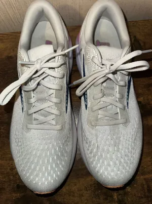 Brooks Ghost 16 Women's Running Shoes Gray Pink Blue 1204071B175 Size 11 thumbnail 1