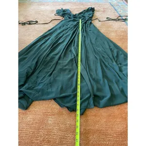 BILL LEVKOFF Tie Chiffon v neck/back wrap dress Size 4 thumbnail 6