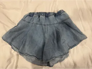 Mother Denim Ruffle Mini Skirt  thumbnail 2