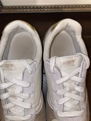 J. Crew Women's Suede Trainer Walking Sneakers Size 8 thumbnail 6