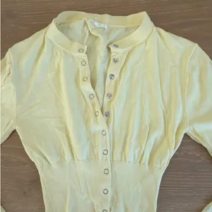 Nia Cardigan Lucille Button Up Size XS in Butter Yellow thumbnail 2