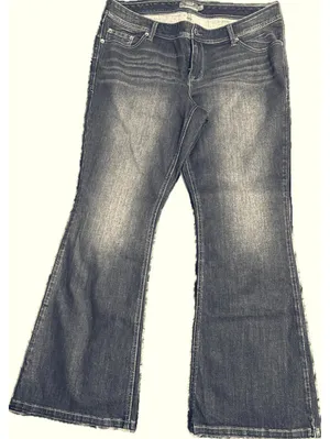 Torrid Luxe Slim Boot Jeans Women's Size 18R Dark Wash Denim #FeelTheFit thumbnail 1