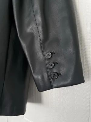 NA-KD Maxi Oversized PU Blazer thumbnail 10