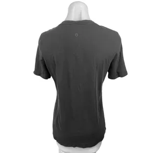 Lululemon Women's Black V-Neck Short Sleeve Slim Casual Tee T Shirt Top Size 4 thumbnail 2
