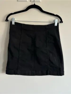 Free People Modern Femme Black Skirt thumbnail 3