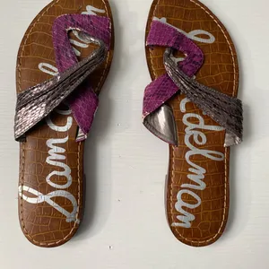 Sam Edelman Women's Purple and grey color Slides/Sandals thumbnail 1