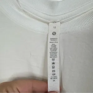 Lululemon White‎ Muscle Tank Size 12 thumbnail 3