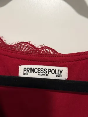Princess Polly Red Top thumbnail 3