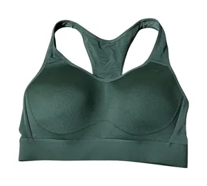 Gymshark High Support Racerback Sports Bra Womens S Green Mesh‎ Padded Athletic thumbnail 1