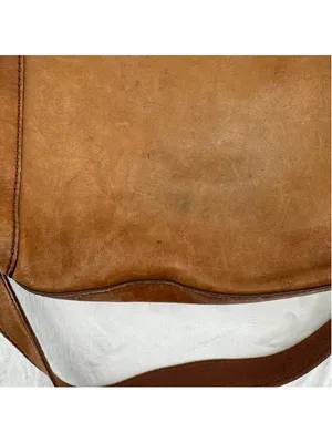 Vintage Y2K Fossil Bag Camel Brown Genuine Leather Butter Soft Shoulder Hobo thumbnail 10