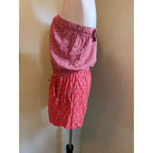 Angie Red Strapless Romper NWT Medium boho whimsigoth dainty resort y2k festival thumbnail 2