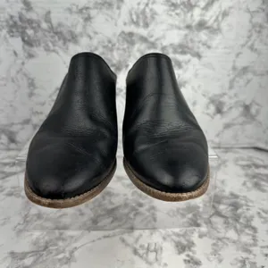 Madewell Womens The Harper Mule J8560 Size‎ 8.5 Black Leather Stacked Heel thumbnail 7