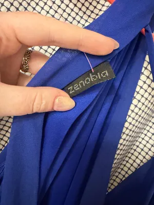 Zenobia Blue Formal Dress thumbnail 4