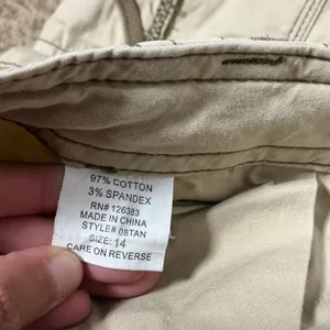 Zenim Y2K Embroidered Cargo Pants Women 14 Tan Studded Utility Gorpcore 08TAN thumbnail 7