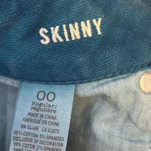 American Eagle Outfitters Skinny Jeans Teal‎ Blue Stretch Women 00 thumbnail 9