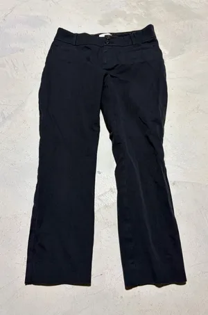 Anthropologie essential slim Women’s Black Straight-Leg pants 4P thumbnail 1