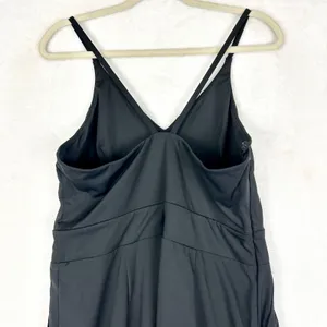 Halara Breezeful Wide Leg Jumpsuit Size Large NWT Black Pocket Quick Dry thumbnail 6