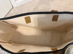 Canvas Beach Tote Tan thumbnail 2