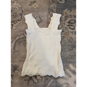 Free People Love Letter Cami - Ivory S/M New $38 thumbnail 2