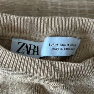 Zara Beige Knit Tank Top thumbnail 2