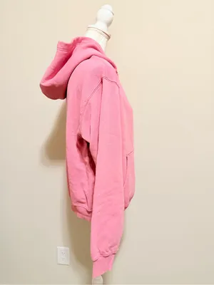 Aritzia Cozy Sweatfleece Perfect Hoodie size small vintage frozen berry NWOT thumbnail 12