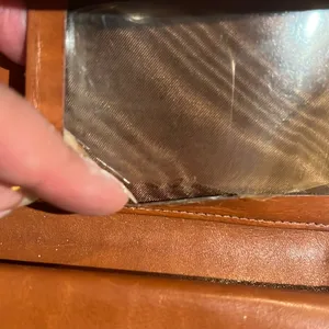 Vintage Dooney & Bourke Caramel Brown Leather Wallet thumbnail 7