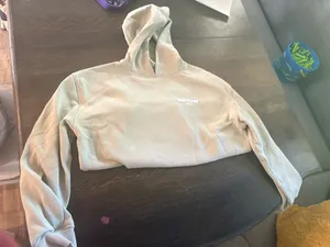 White Fox m/l green hoodie thumbnail 1