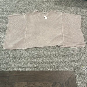 NWT Loft Sweater Poncho Sz XS/S thumbnail 5