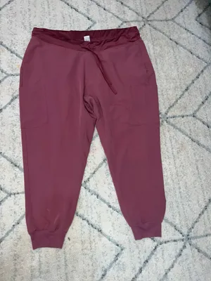 Mandala Scrubs 2XL Petite Women’s Mauve scrub set joggers thumbnail 5