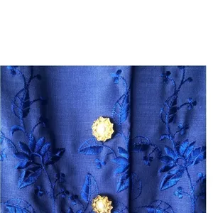 Vintage 80s -90s Chelsea LTD Royal blueblouse skirt set church dress thumbnail 6