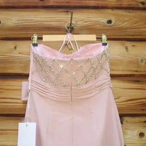 MAC DUGGAL 2294 Strapless Crepe Embellished Bustier Gown With Bow thumbnail 14