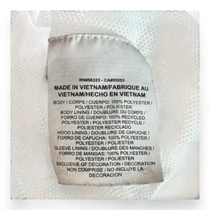 Vintage Nike The Windrunner White Hooded Lightweight‎ Jacket Women's S thumbnail 4