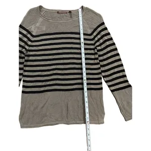 525 America black & light brown‎ knit sweater sz small thumbnail 4