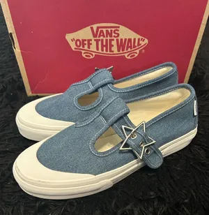 VANS Mary Jane style 93 denim blue star buckle shoes sneakers women’s 9 new thumbnail 1