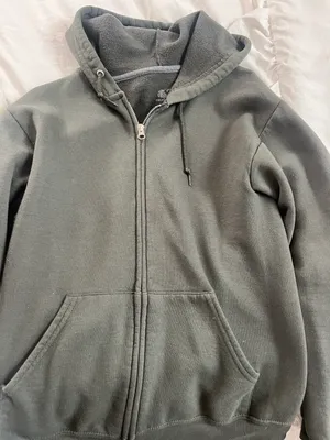 Fruit of the Loom Green Zip Up thumbnail 1