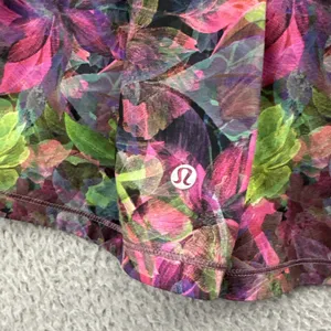 Lululemon‎ Pace Rival Mid Rise Skirt Skort Vivid Floral Tennis Athletic Women 10 thumbnail 3